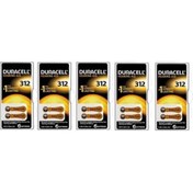 Resim Duracell 312 Kulaklık Pili 5 Paket 