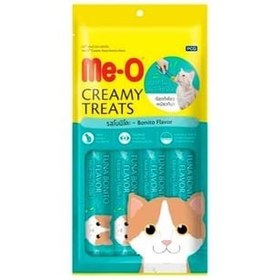 Resim Meo Kurutulmuş Füme Ton Balıklı Krema Kedi Ödülü 4x15 gr 