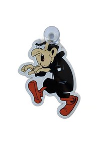 Resim Gargamel Pleksi Vantuzlu Oto Cam Süsü 