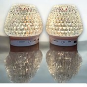 Resim Müzik Severler İçin G5 Kristal Masa Lambası 7 Renk Hoparlör 