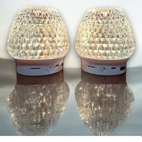 Resim Müzik Severler İçin G5 Kristal Masa Lambası 7 Renk Hoparlör 