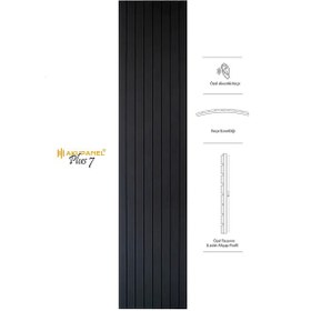 Resim Akupanel Plus7 60 245 Cm Siyah Akustik Duvar Paneli Siyah 