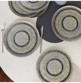 Resim Keramika Mosaic Marvels Servis Tabağı 28 Cm 6 Adet 21620 