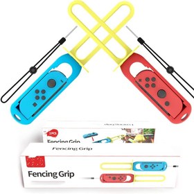 Resim Handle Grip Compatible for NS Switch, Lightsaber Controller Game Hand Fencing Grip Gaming Sports Left and Right Lightsabers Accessories Game Swords Golf Controllers 2 PCS 