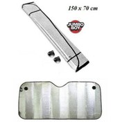 Resim BTM OTOMOTİV Oto Ön Cam Metalize Güneşlik 70×150 CM Büyük Boy Nikel Vantuzlu 