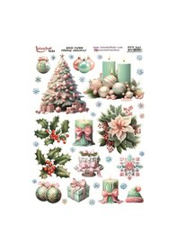 Resim Pirinç Dekopaj Kağıdı 30x42cm Pty-241 Yılbaşı 