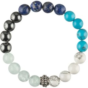 Resim Zeynep Büyükbay Safravi Mizaç Doğal Taş Bileklik (8mm Küre Kesim) 