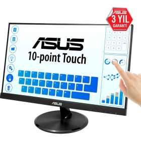 Resim Asus VT229H 21.5" 5ms 1920X1080 Vga/hdmı Vesa mm Dokunmatik LED Monıtor 