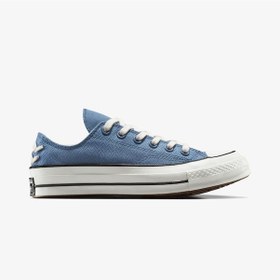 Resim Converse Chuck 70 Crafted Laces Unisex Mavi Sneaker Desenli A12558c Mavi 