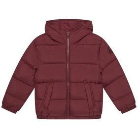 Resim United Colors Of Benetton Erkek Çocuk Bordo Logo İşlemeli Kalın Mont Bordo 