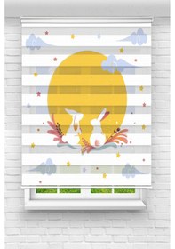 Resim Perdecizade Enxboy Ayda Tavşanlar Dijital Baskılı Zebra Perde-cocuk Odası-stor Perde Tyc188d0f11a72fb1be08cc00 Renkli 