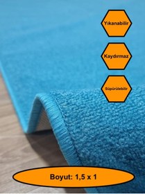 Resim MRT PLASTİK DESENSİZ KAYDIRMAZ YOLLUK KİLİM HALI 1,5x1 metre 