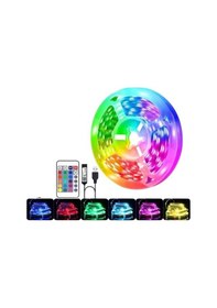 Resim Ceylan Adam Rgb Şerit Led 10 Metre Led Işık Kumanda İle Kontrol Rgb 