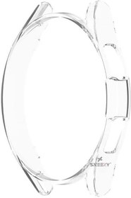 Resim Sneezy Samsung Galaxy Watch 6 47MM İle Uyumlu PC Kasa Koruyucu Şeffaf 