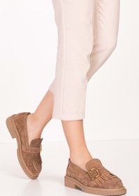 Resim Gondol Hakiki Deri Kalın Taban Makosen Loafer Rg.7002 