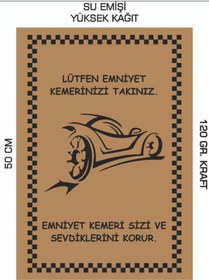 Resim duha trend 35x50 120 Gr. Kraft Kağıt Oto Paspası Araba 1 100 Adet 