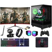 Resim Turbox Tx6198 i7 6700 16GB Ram 512GB SSD 8GB RX580 27 inç 100Hz Curved Oyuncu Masaüstü Bilgisayarı 