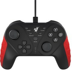 Resim Redgear MS-150 Wired Gamepad with Dual Intensity Vibration Motor, Blood Red 