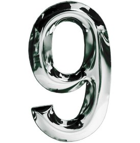 Resim Posta Kutusu Yapışkanlı Rakam Metal Kapı Numarası No:9 