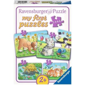 Resim Ravensburger 2/4/6/8 Parça Puzzle Hayvanlar 069514 