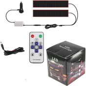 Resim Teknotopia LED Matrix Panel Kamyon ve Tır Için 2in1 Uzaktan Kumandalı Dijital Ekranlı Göz Animasyonu 80CM+80CM 