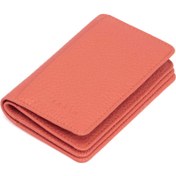 Resim Pembe Deri Unisex Kredi Kartlık - S1KK00001601-S2A 