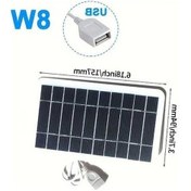 Resim Fastbuy Dream011 1 Adet Usb-a Bağlayıcılı 1 Portlu Taşınabilir Güneş Paneli, 36v Çıkış, Kamp Ve Açık Hava İçin Hafif Şarj Ci 