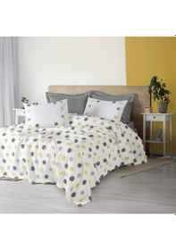 Resim Cotton Box Bonny Çift Kişilik Pike Takımı Leroy Gri 