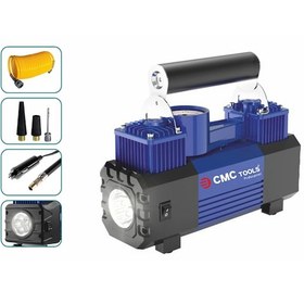 Resim 12 Volt Çift Pistonlu, Çantalı Hava Kompresörü Cmc 