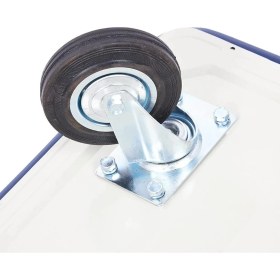 Resim Deko Katlanır Sap Koli Yük Çuval Paket Taşıma El Arabası 4 Tekerlek Platformlu Taşıma Arabası Max 300 kg 