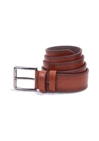 Resim Dagoster DMK26-354 Taba 4 CM Suni Deri Erkek Kemer Taba 