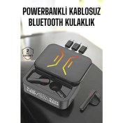 Resim Techno Stock Kablosuz Bluetooth Kulaklık Powerbankli Uzun Pil Ömrü Yüksek Ses Kaliteli 