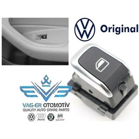 Resim AUDİ RS6 2013-2018 ARKA SOL CAM AÇMA KAPAMA DÜĞMESİ 4H0959855A 