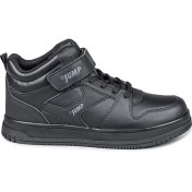 Resim Jump 27758 Cırtlı Yüksek Bilekli Siyah Üniseks Çocuk Sneaker Günlük Spor Ayakkabı 