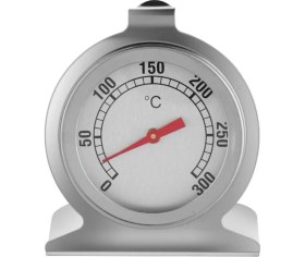 Resim Profisher Analog Sıcaklık Ölçer 300° Fırın Termometresi Paslanmaz Çelik 