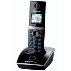 Resim Panasonic KX-TG8051 Dect Telefon Siyah 