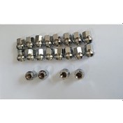 Resim Somun Takımı Krom Kaplı M12x1.5 Aa 17 H 25, Açık Kafa, 20 Adet 