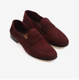 Resim Mocassini Gold Erkek Loafer 65936 Bordo 