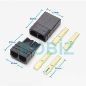 Resim TRX Erkek Dişi Soket Çifti Traxxas Altın Kaplama 30A Lityum LiPo 