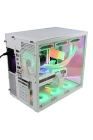Resim Game Master F-7 Beyaz 7 Rgb Fanlı Atx Oyuncu Bilgisayar Kasası 