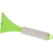 Resim Mufunye Oto Cam Kar Ve Buz Temizleyici - Pp Malzeme Eva Köpük Saplı - Ergonomik Tasarım - Kayma Engell - Yeşil Renk 