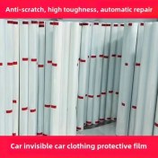 Resim Hightower Tpu Koruyucu Film 11.81x39.37 Inç Çizilmeye Dayanıklı Şeffaf Araç Kaplama 