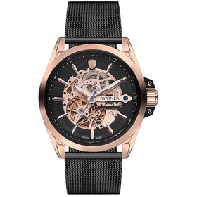 Resim Wainer Wa.25687-a Otomatik Swiss Made Hasır Gri 46 Mm Erkek Kol Saati 