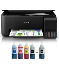 Resim Epson Tanklı L3150 Photoink Muadil Mürekkepli Tanklı Yazıcı (1 Siyah Mürekkep ve Fotoğraf Kağıdı Hediyeli) 