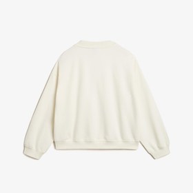Resim Vans First Team Loose Crew Çocuk Beyaz Sweatshirt 
