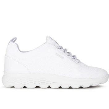 Geox Kadın Beyaz Dalyla Bağcıklı Deri Sneaker D36QFA046BNC1ZB5