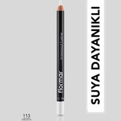 Resim Flormar Suya Dayanıklı ve Yoğun Pigmentli Mat Göz Kalemi 113 Pure White 