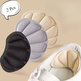 Resim Erkek ve Kadınlar için yeni spor ayakkabıların 2'li seti, topuk aşınmaya karşı ayak ayarlayıcı pedleri ile 