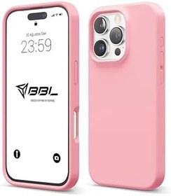 Resim Babilden iPhone 16 Pro Kılıf İnce Sıvı Silikon 3 Katmanlı Tam Kaplamalı Yumuşak Jel Kauçuk Kılıf Kapak (Toz Pembe (7) 