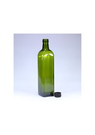 Resim Zeytinyağı Şişesi Yağdanlık Sosluk Sirkelik 750 Ml Koyu Yeşil Marasca 